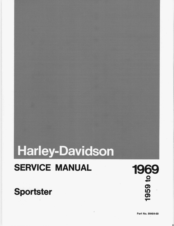 Product picture 1959-69 xlh harley sportster service manual